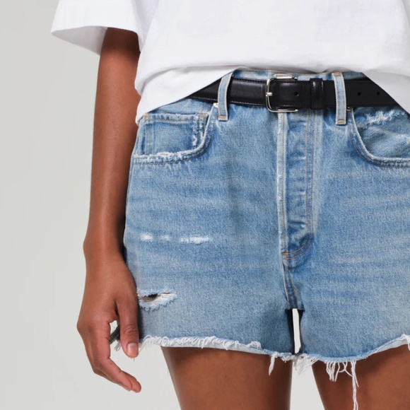 CITIZENS OF HUMANITY | MARLOW JEAN SHORTS IN SELTZER (SIZE 26) - Picture 1 of 6